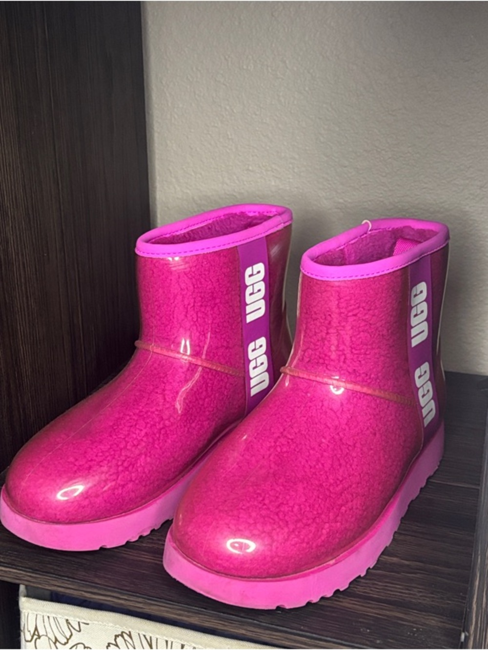 UGG  Waterproof Boots - Bright Pink